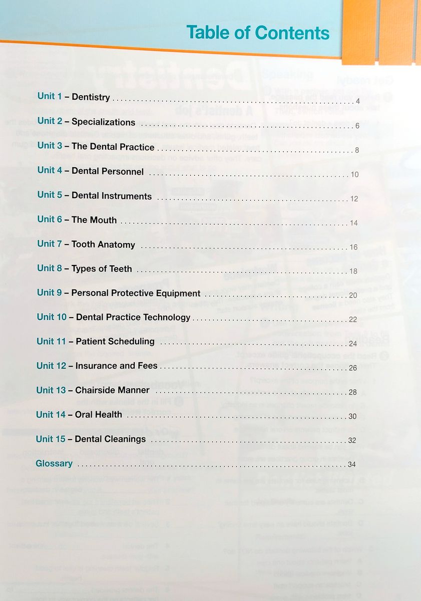Career Paths Dentistry Teacher's Guide, Student's Book with Digibook and Online Audio