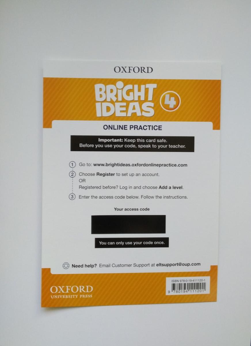 Bright Ideas 4 Activity Book with Online Practice