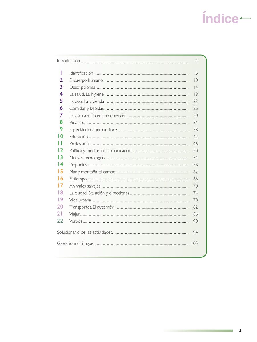 Vocabulario activo e ilustrado del espanol