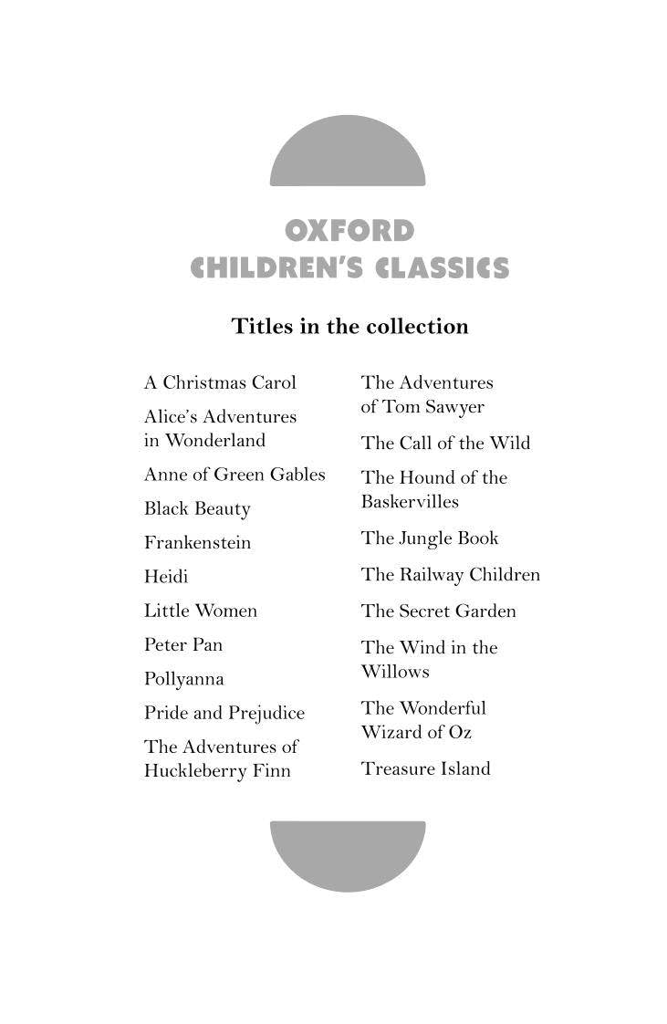 Oxford Children's Classics The Adventures of Huckleberry Finn