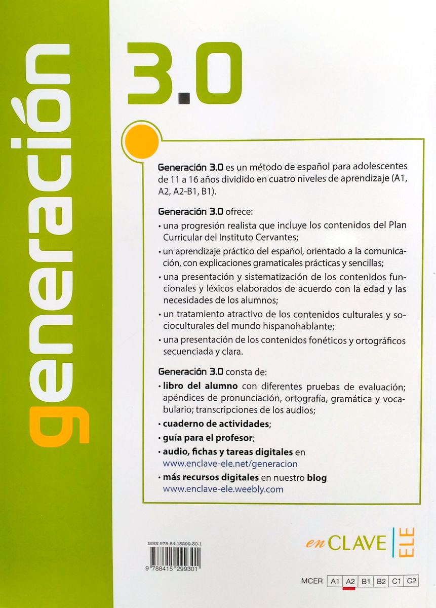 Generacion 3.0 A2 Guia Para el Profesor + Audio Descargable