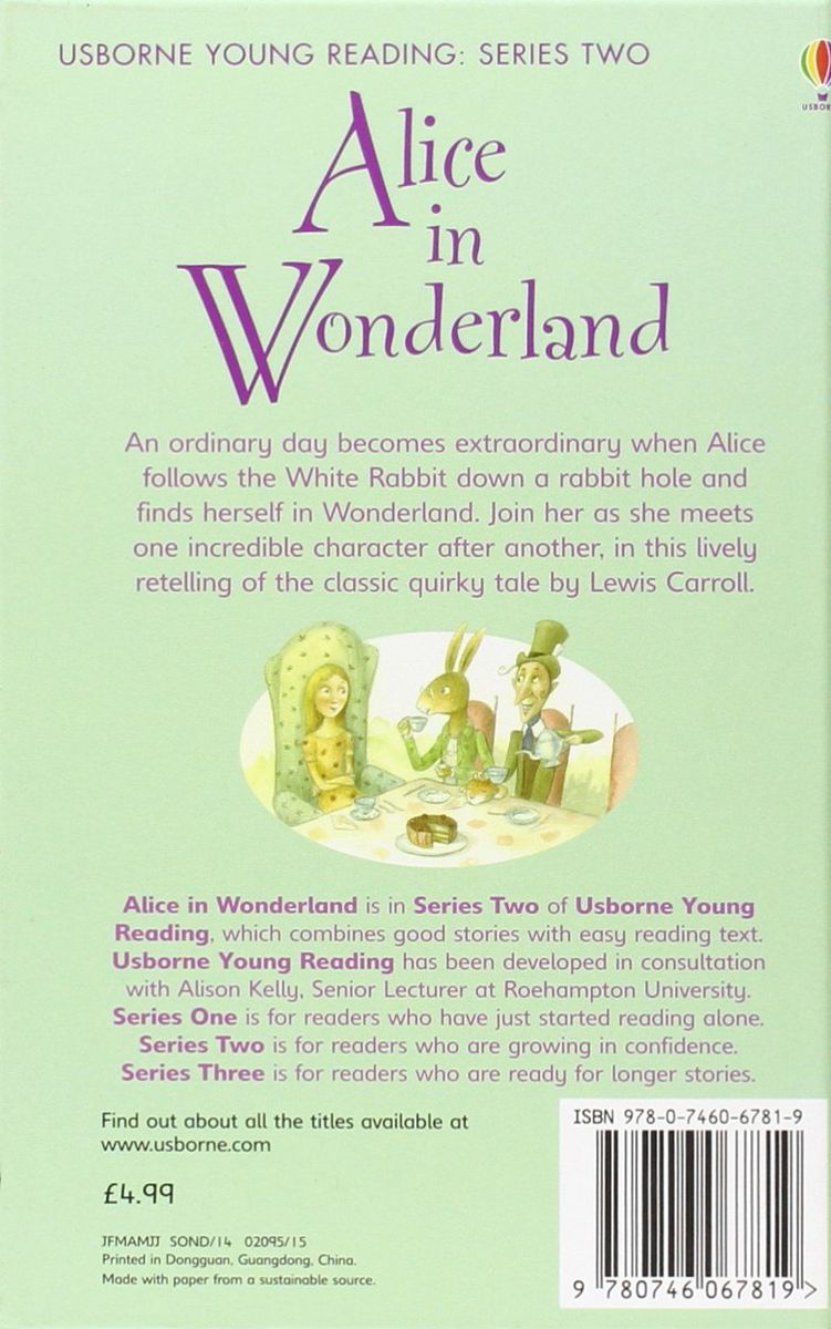 Usborne Young Reading 2 Alice in Wonderland