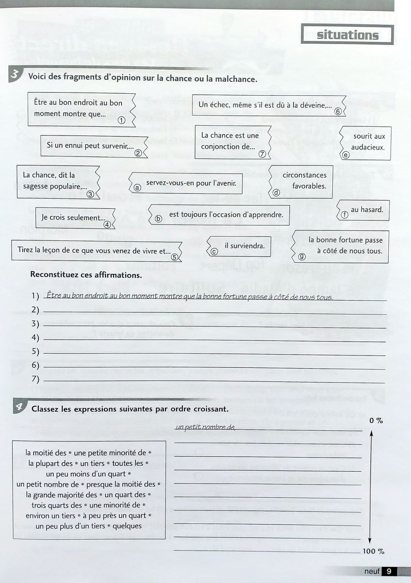 Junior 4 Cahier d'exercices