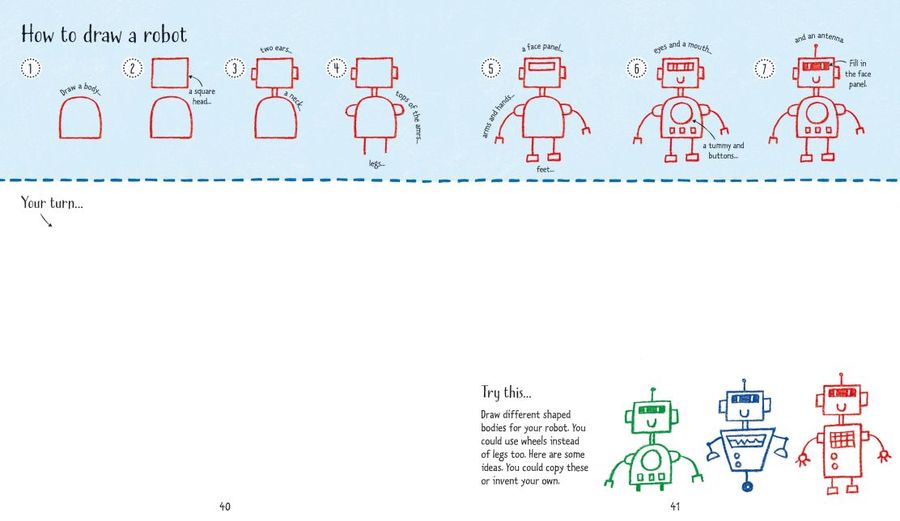 Usborne Step-by-Step Drawing Book