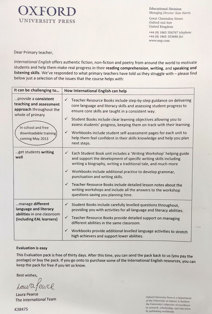 Oxford International Primary English Level 5-6 Preview Pack