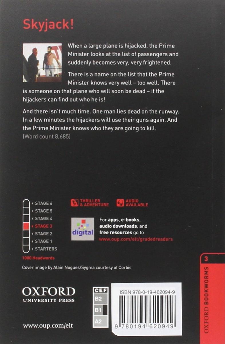 Oxford Bookworms Library 3 Skyjack with Audio Download (access card inside)