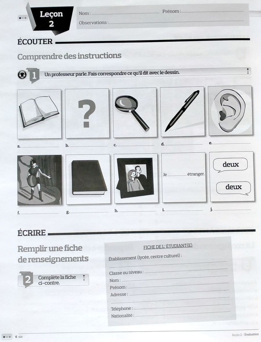 Echo Junior A1 Fichier d'evaluation + CD
