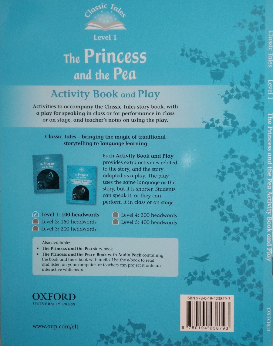 Classic Tales Level 1 The Princess and the Pea Activity Book and Play