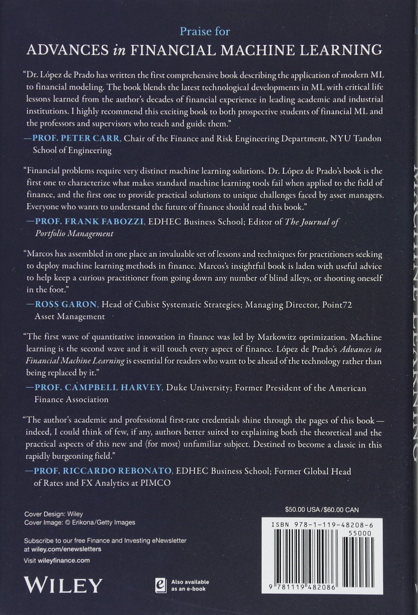 Advances in Financial Machine Learning