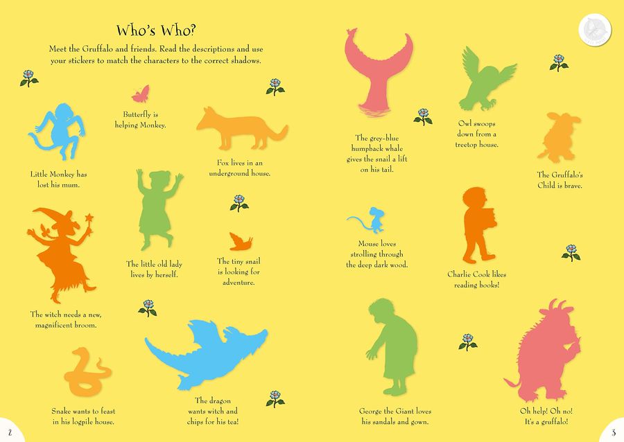 The Gruffalo and Friends Super Sticker Book