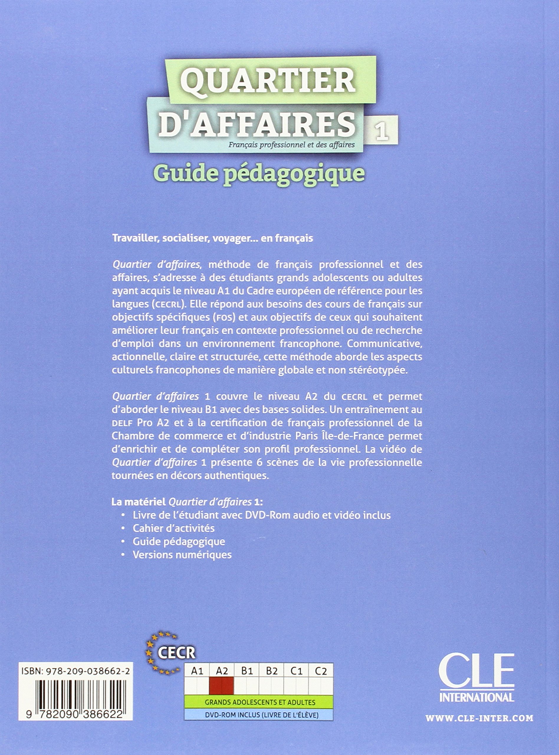 Quartier d'affaires A2 Guide pedagogique