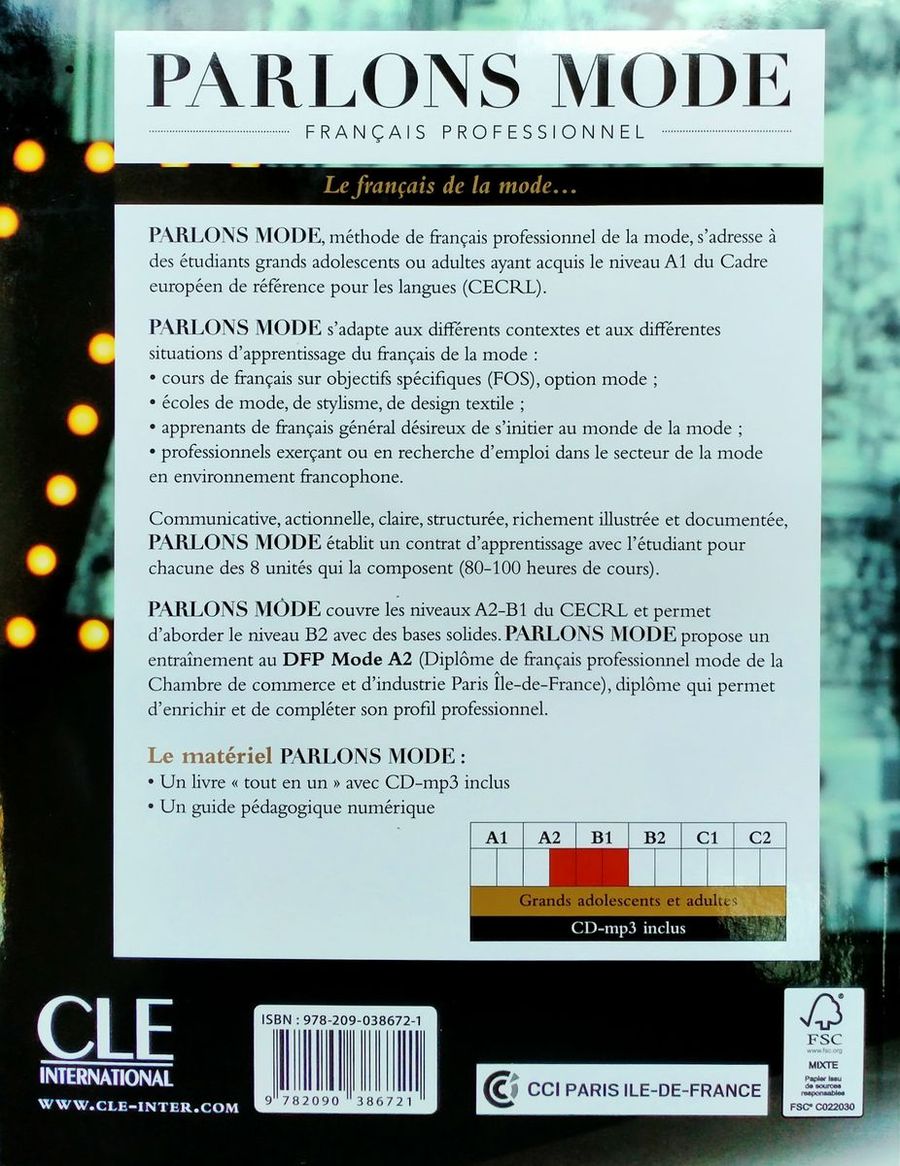 Parlons Mode A2-B1 Livre + CD audio