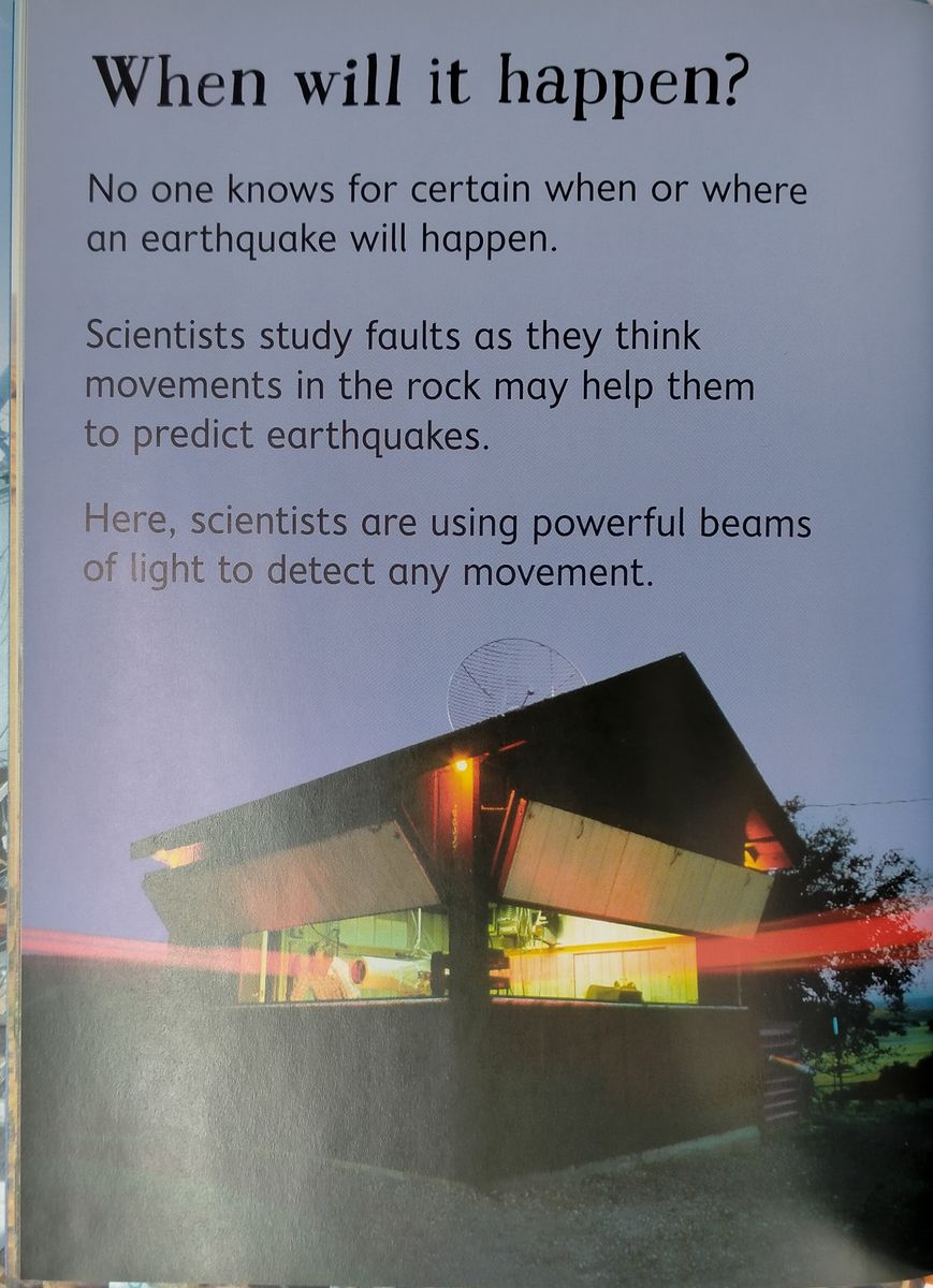 Usborne Beginners Earthquakes and tsunamis