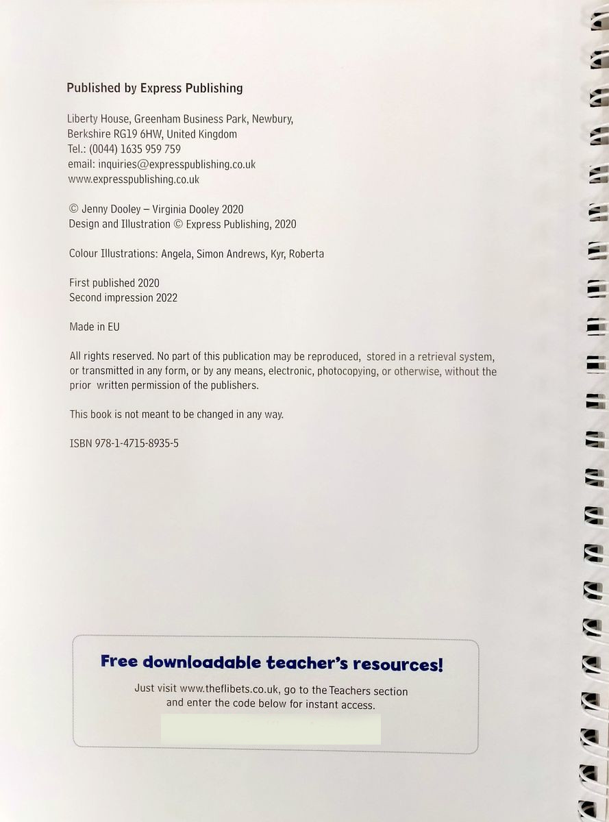 The Flibets  Starter Teacher's Book