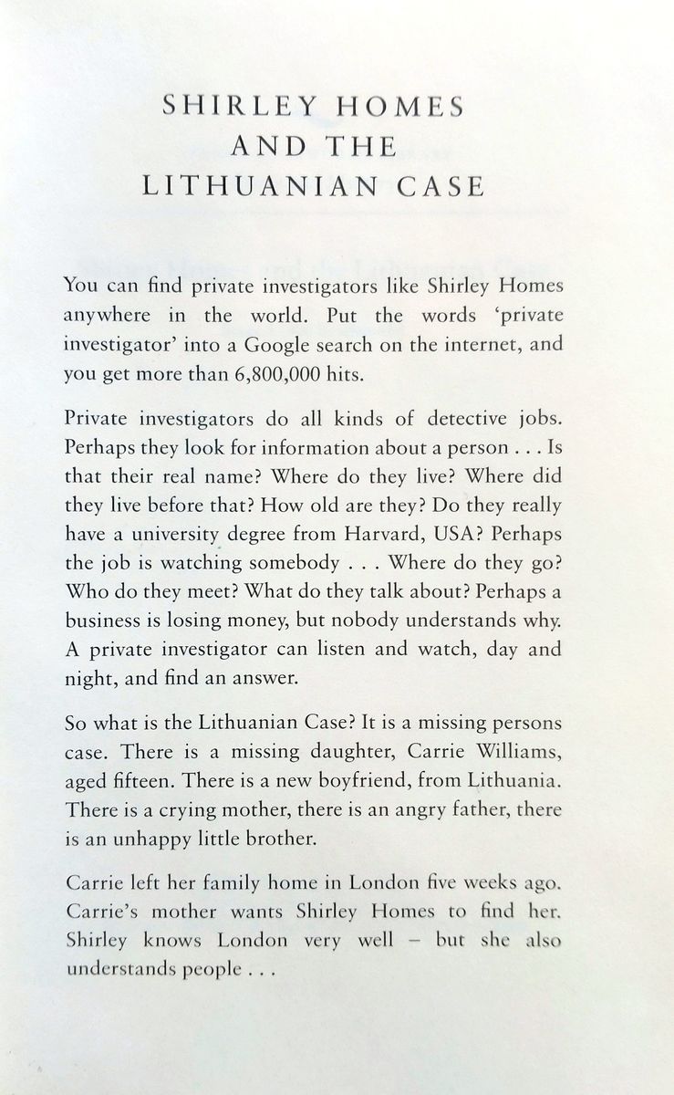 Oxford Bookworms Library 1 Shirley Homes and the Lithuanian Case with Audio Download (access card inside)