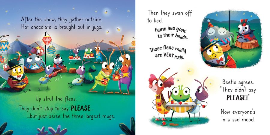 Usborne Bug Tales The Fleas who Wouldn't Say Please