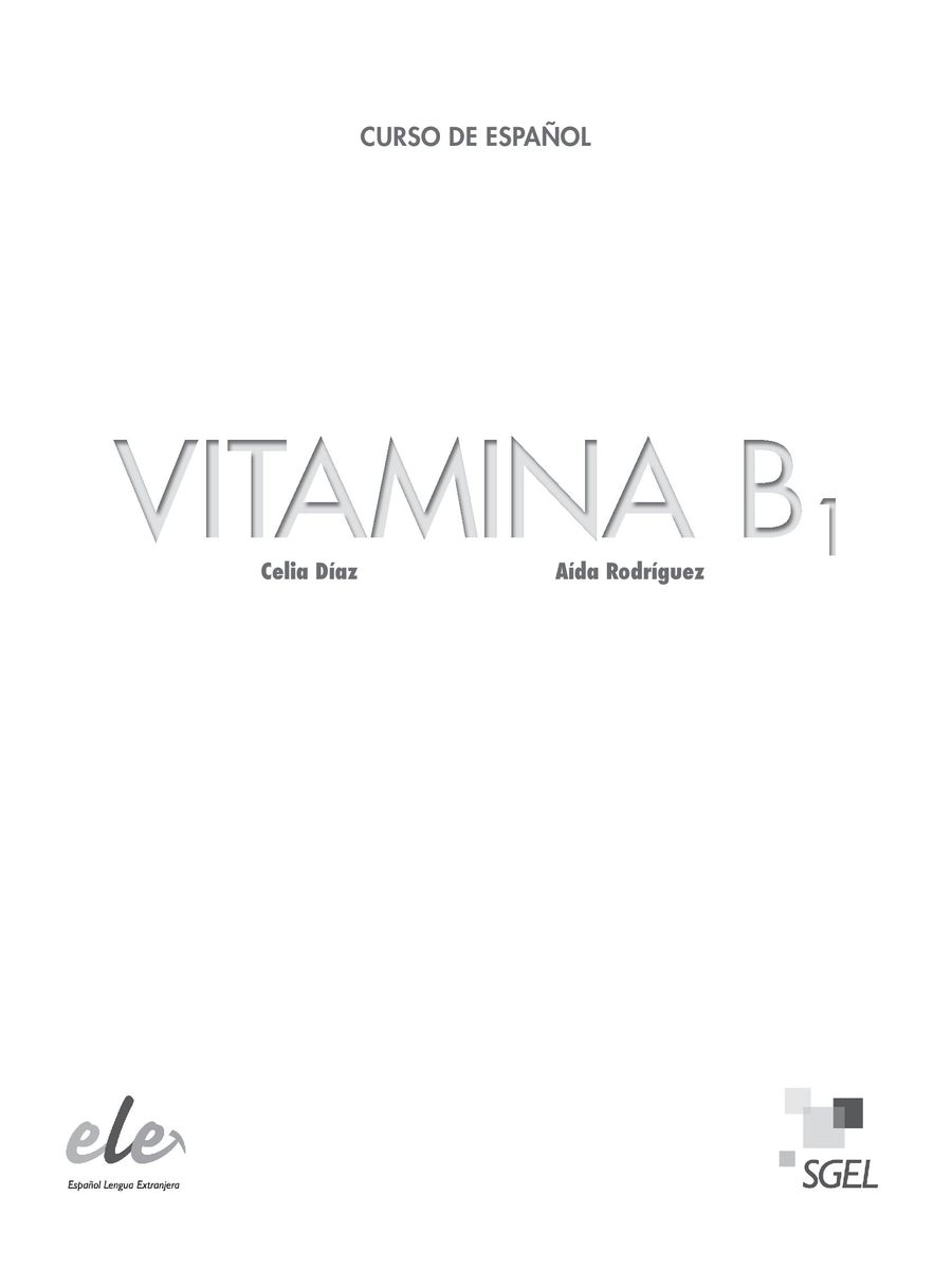 Vitamina B1 Cuaderno de ejercicios + Licencia digital