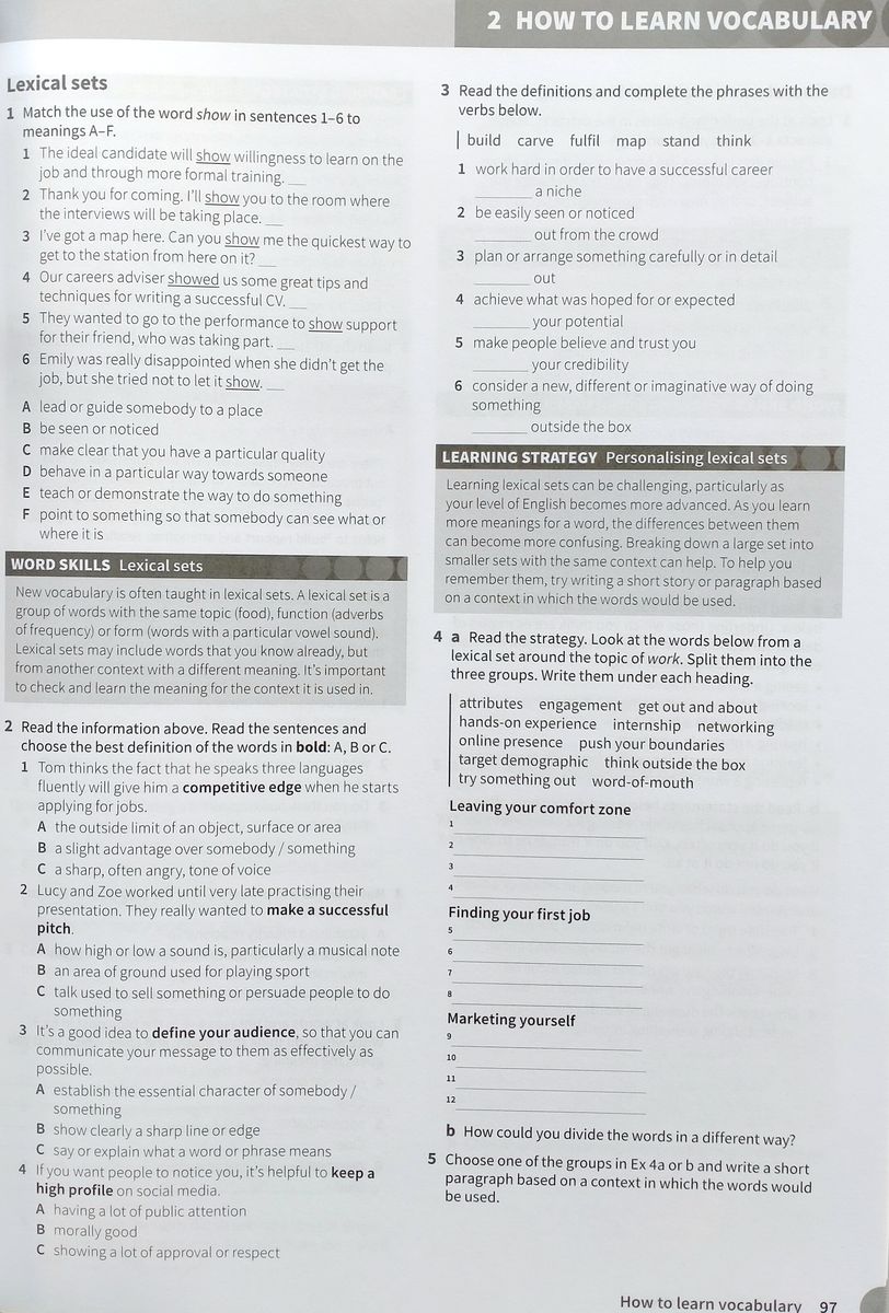 Life Vision: Advanced Workbook