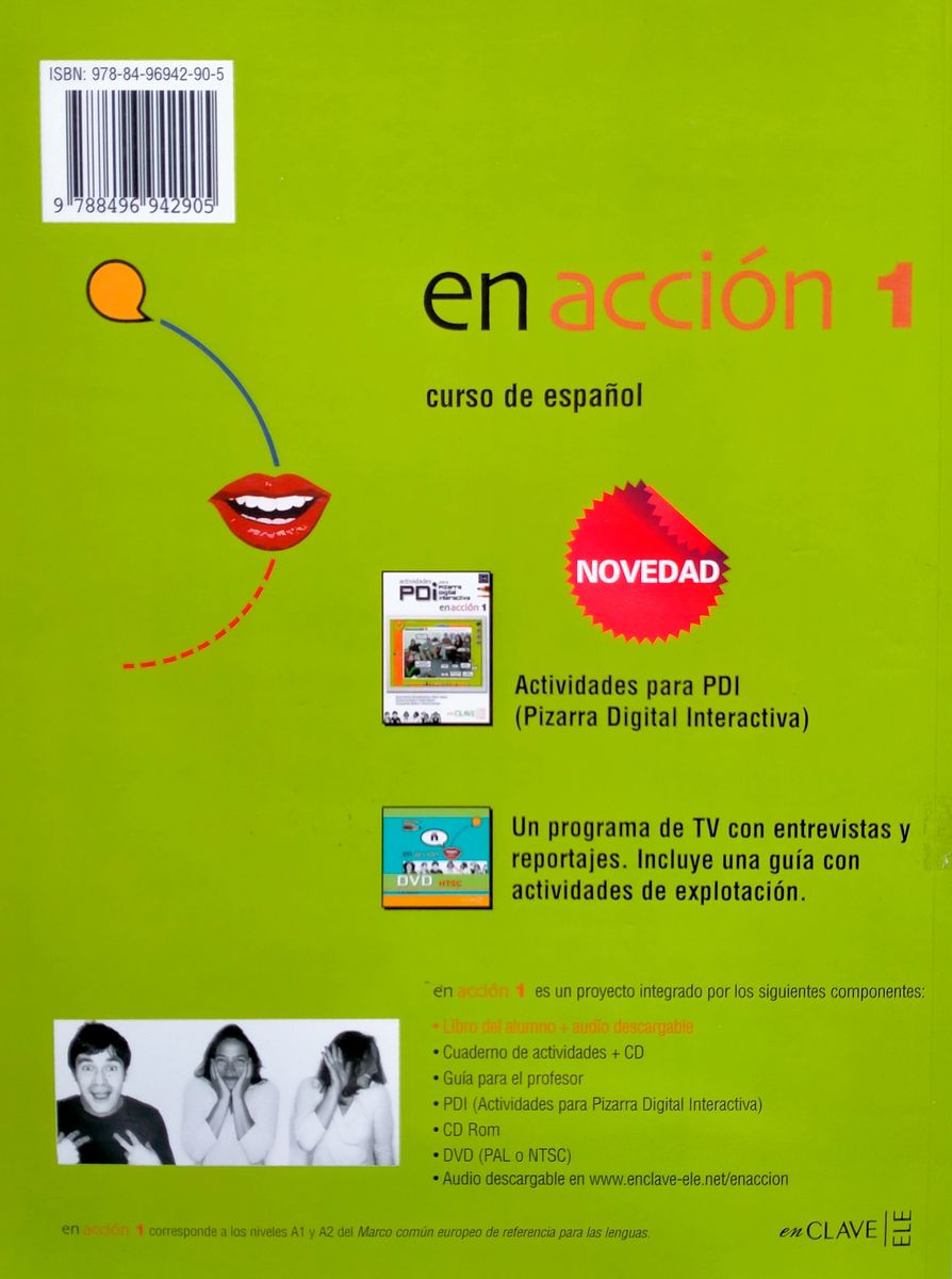 En Accion 1 A1-A2 Libro del Alumno + Audio Descargable