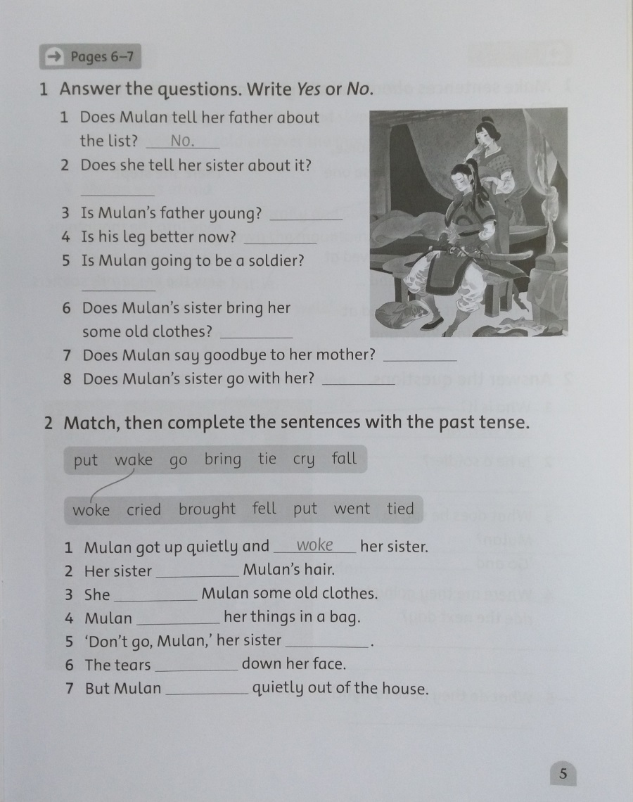 Classic Tales Level 3 Mulan Activity Book and Play and Play