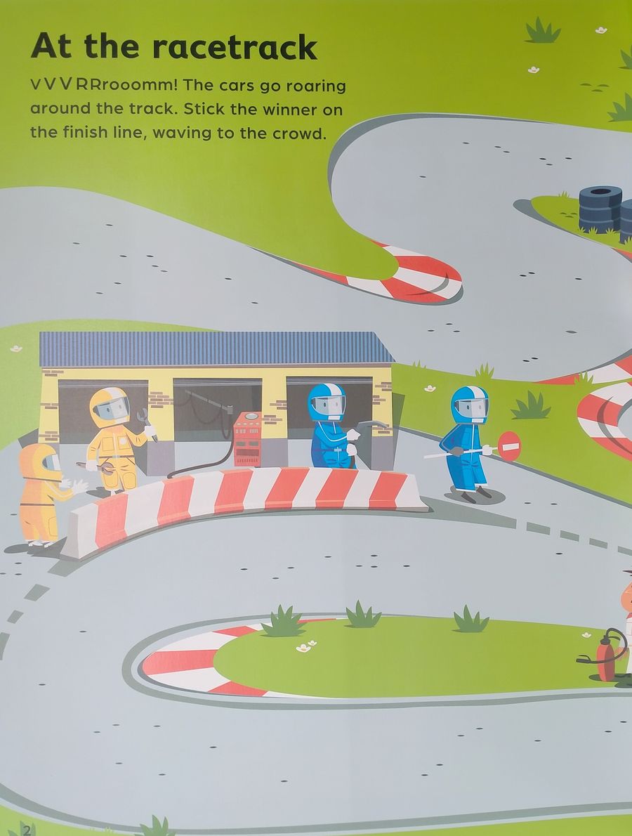 Usborne First Sticker Book Cars