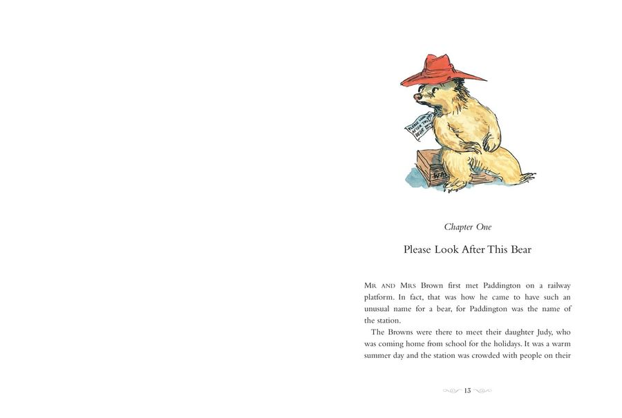 A Bear Called Paddington 65th Anniversary gift edition with colour illustrations