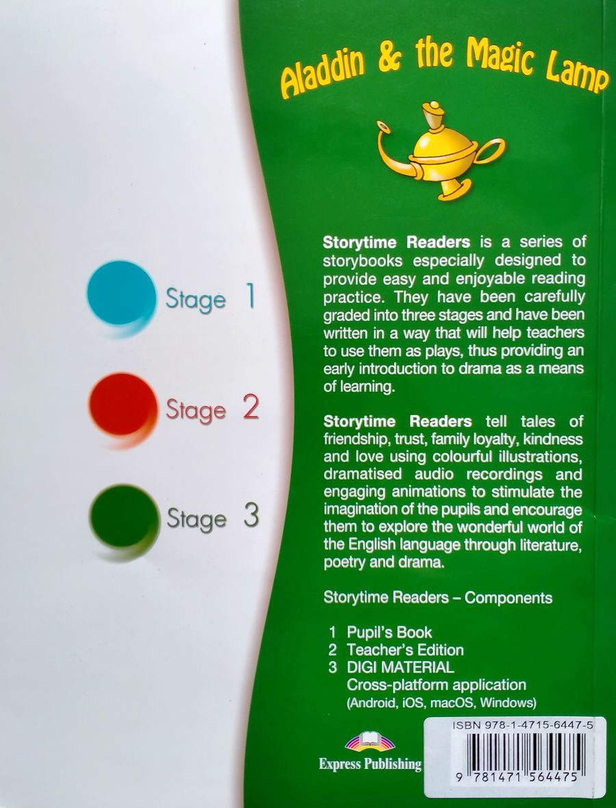 Storytime 3 A Folk Tale Aladdin and The Magic Lamp with Digibook