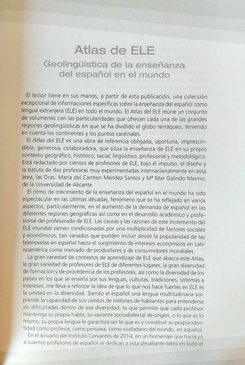 Atlas De ELE - Geolinguistica Del Espanol En El Mundo I Europa Oriental
