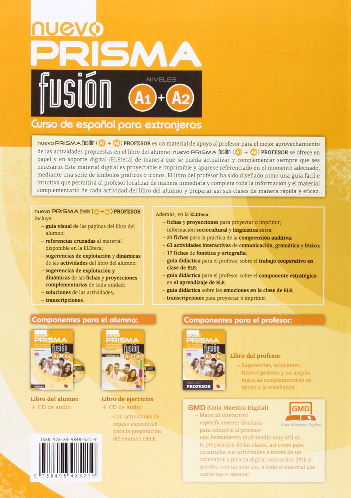 Nuevo Prisma Fusion A1-A2 Libro del profesor