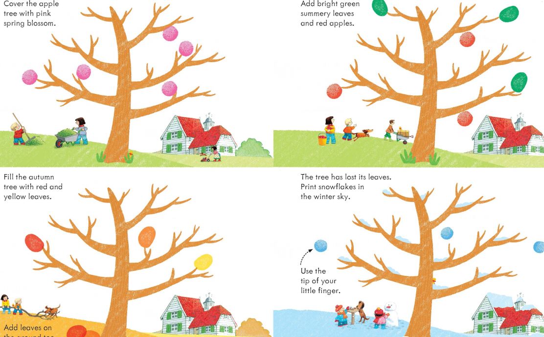 Usborne Farmyard Tales Poppy and Sam's Fingerprint Activities