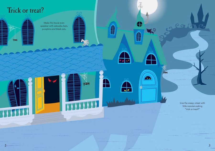 Usborne Little First Stickers Halloween