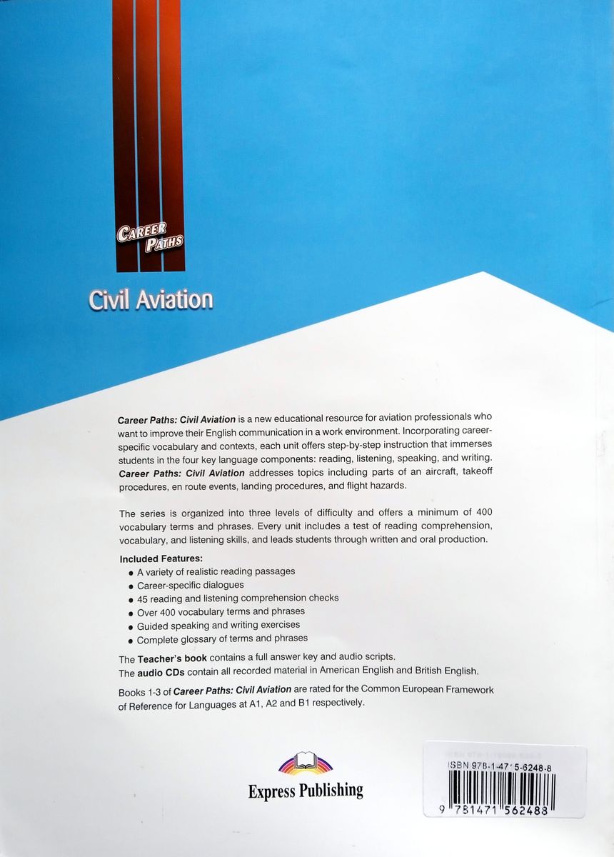 Career Paths Civil Aviation Teacher's Book, Student's Book with Digibook and Online Audio