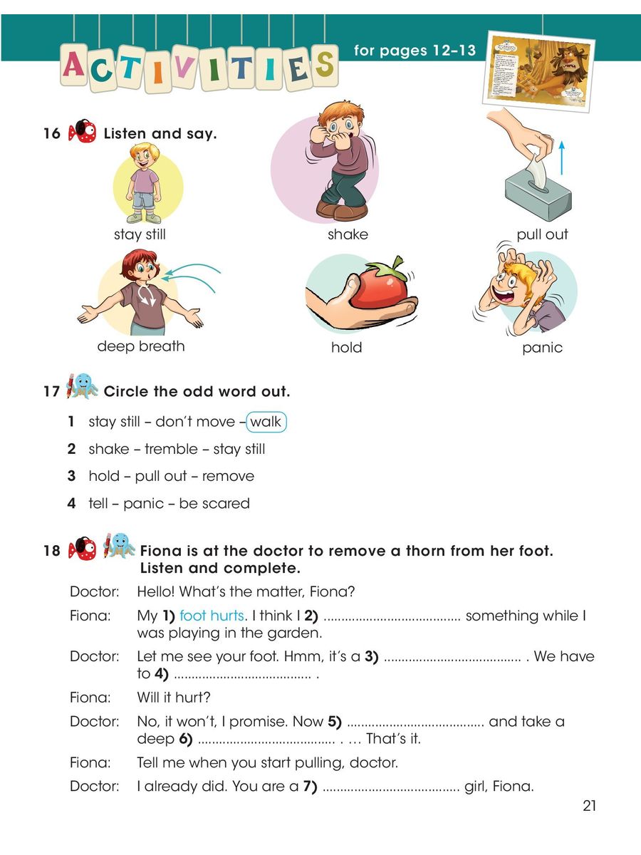 Short Tales 5 The Woodcutter and the Lion Student's Book with Digibook