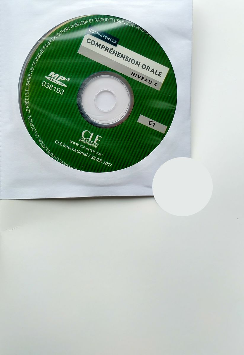Comprehension orale 4 C1 Livre + CD Audio