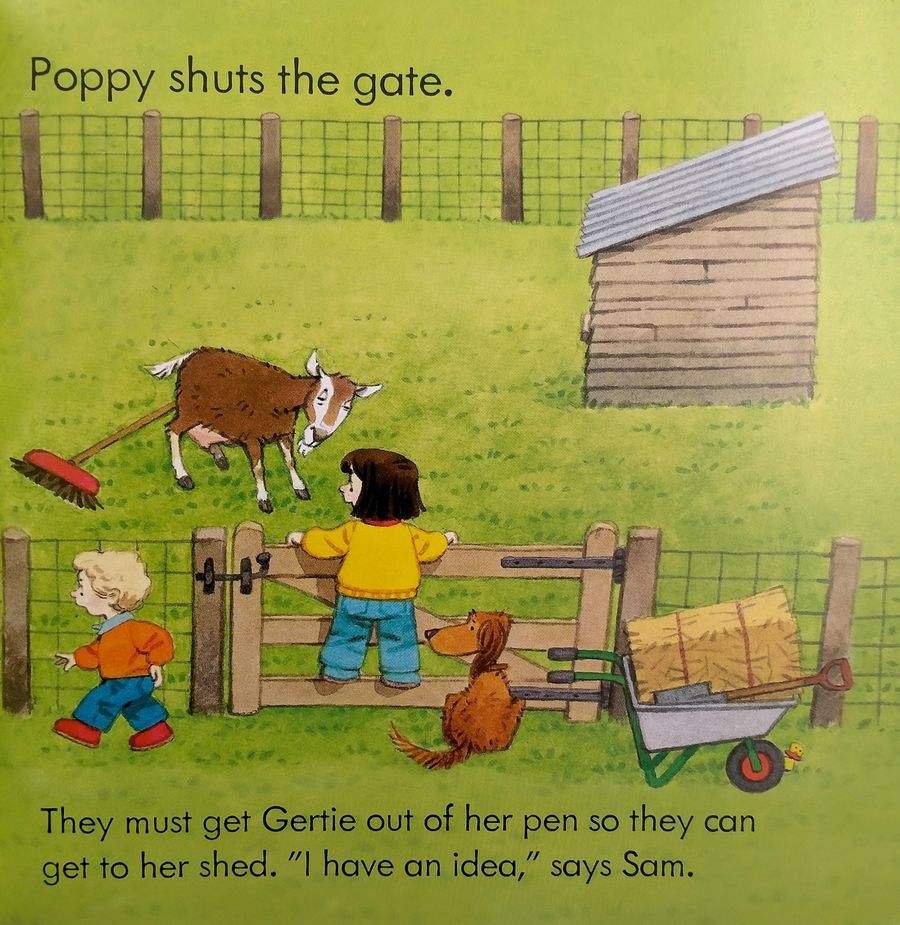 Usborne Farmyard Tales Poppy and Sam The Grumpy Goat