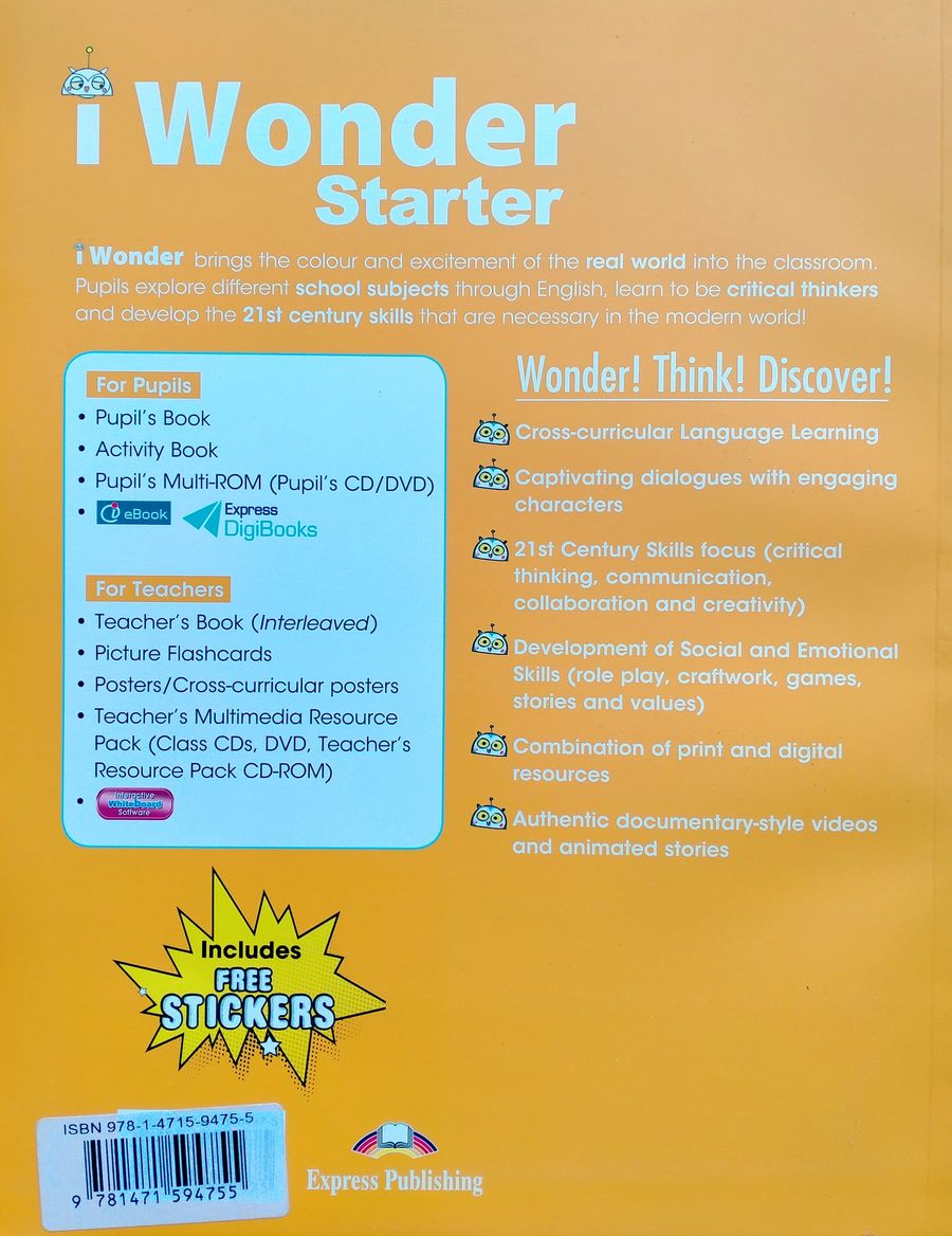 i Wonder  Starter Activity Book with Digibook