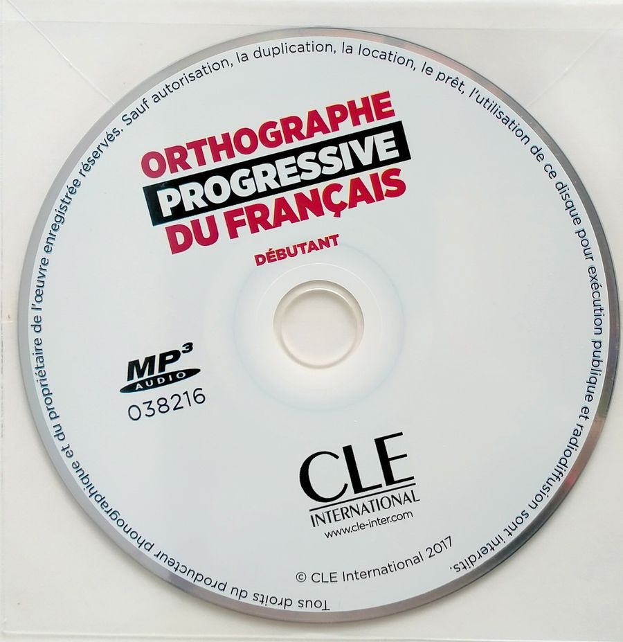 Orthographe Progressive du Francais 2eme edition Debutant (A1) Livre + CD