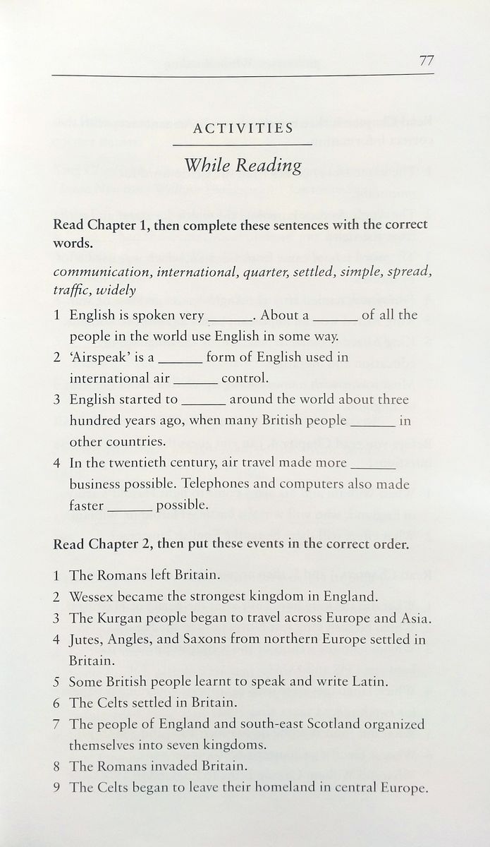 Oxford Bookworms Factfiles 4 The History of the English Language