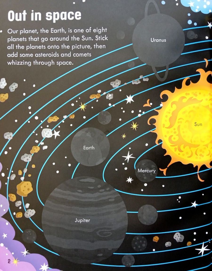 Usborne First Sticker Book Space