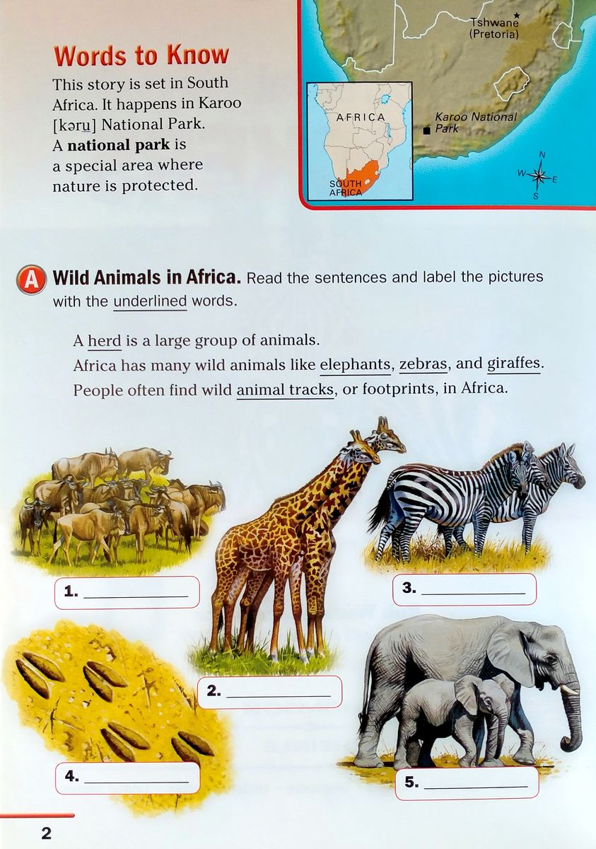 Footprint Reading Library 1000 Headwords Wild Animal Trackers (A2)