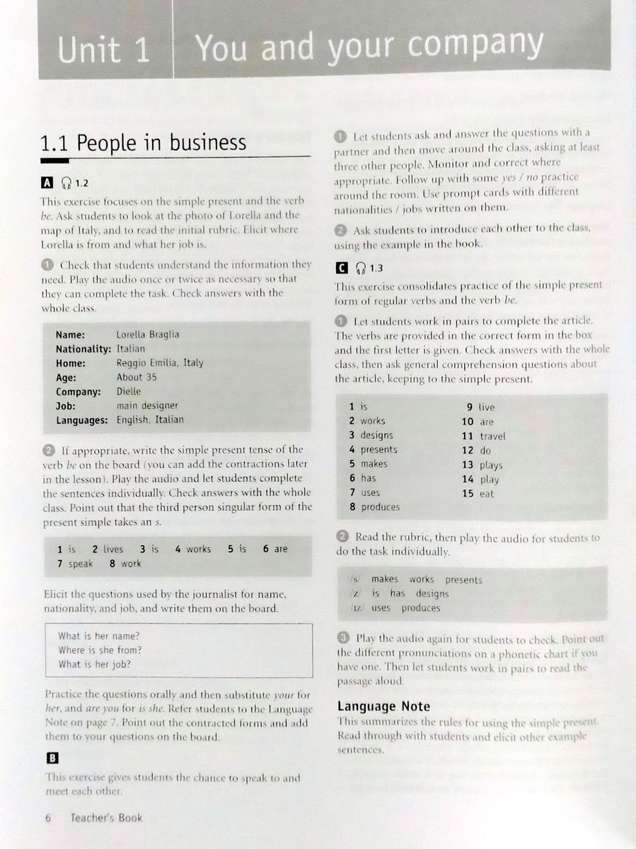 Business Basics International Edition Teacher's Book