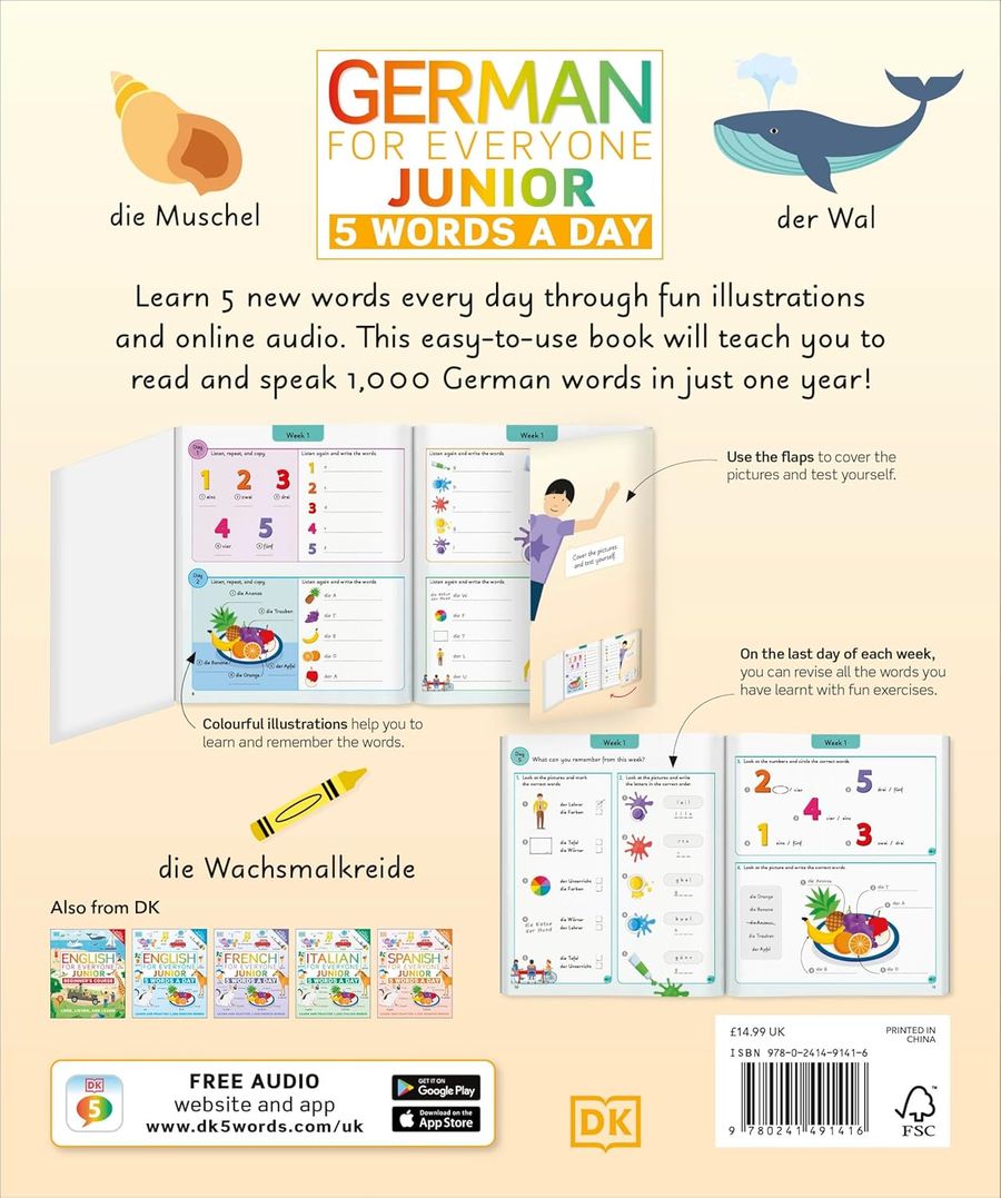 German for Everyone Junior 5 Words a Day