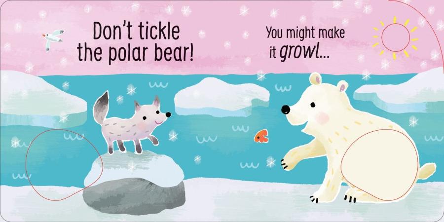 Usborne Touchy-feely Sounds Don't Tickle the Polar Bear