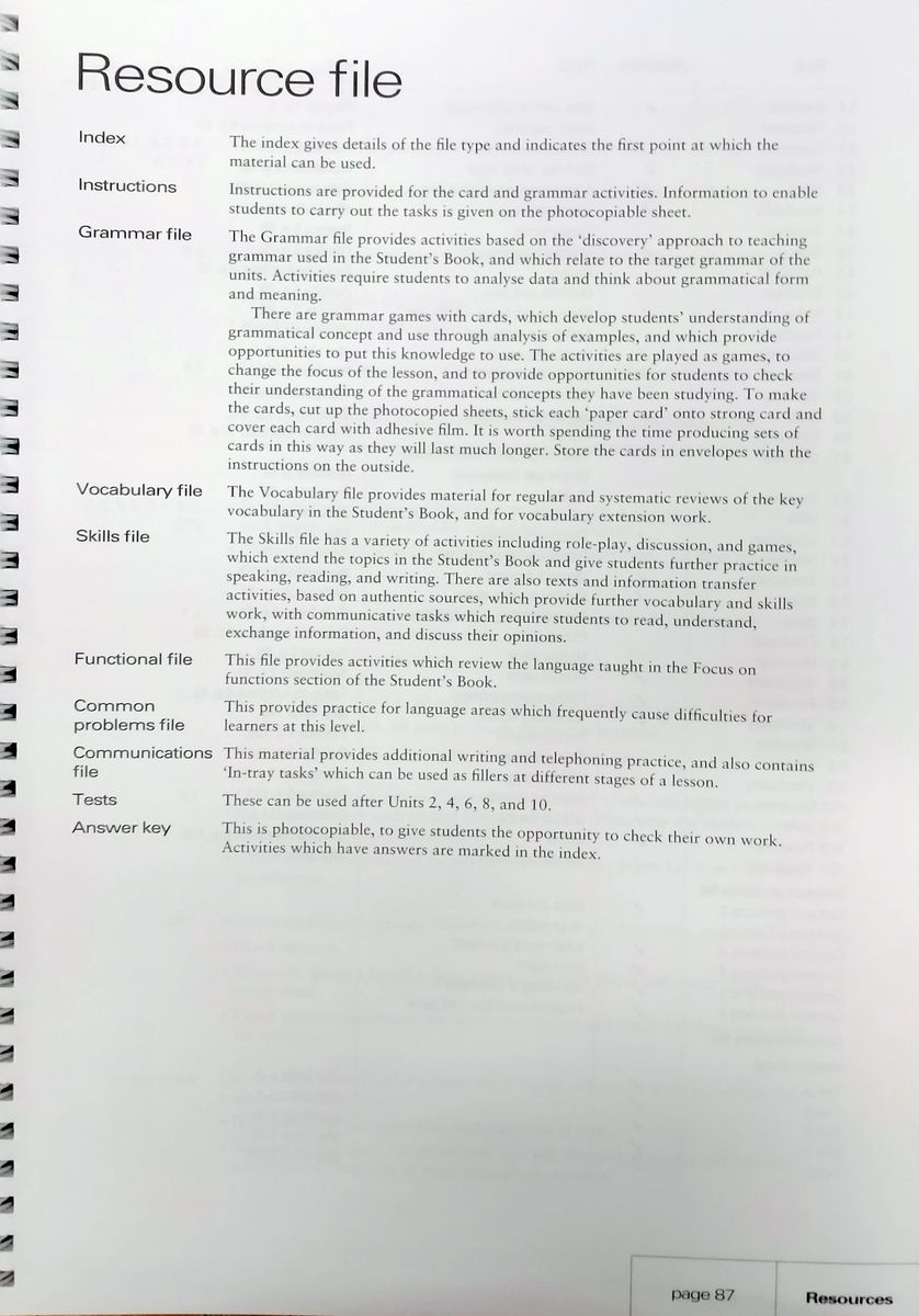 International Express Intermediate Teacher's Resource Book