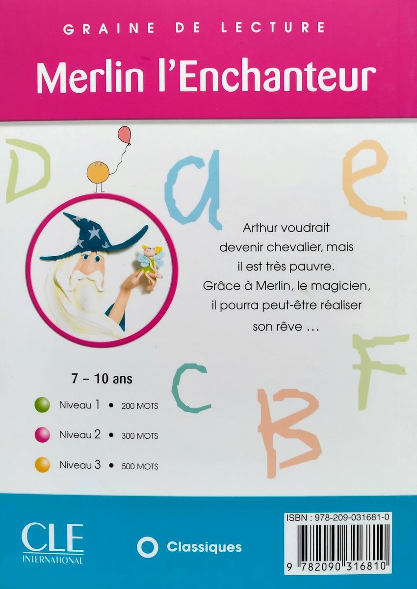 Graine de Lecture 2 Merlin l'Enchanteur