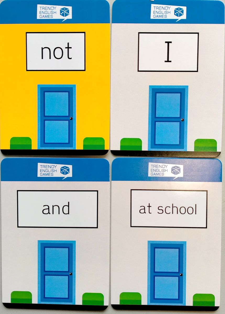 Карточная игра Zombie DeFence Card Game to Practice Present Simple