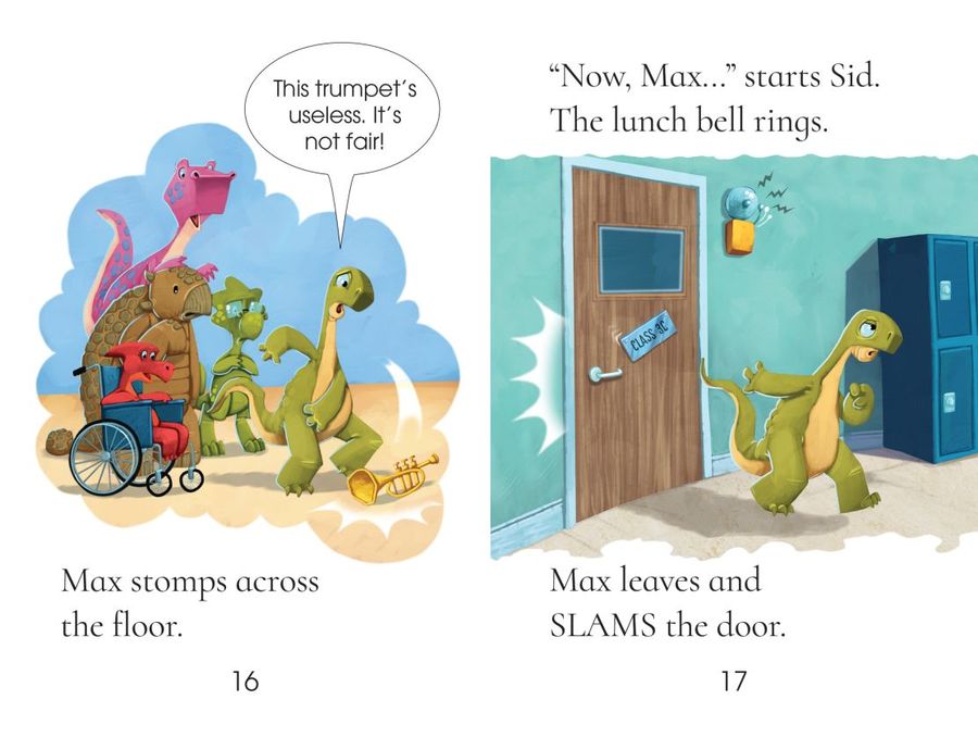 Usborne First Reading 3 The Dinosaur who Slammed the Door