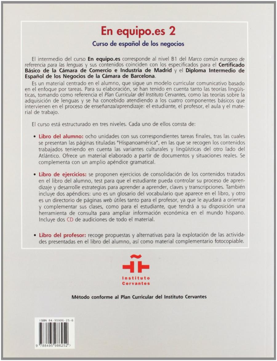 En equipo.es 2 Libro de ejercicios + CD-Audio