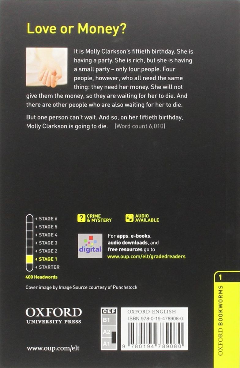 Oxford Bookworms Library 1 Love or Money with Audio Download (access card inside)