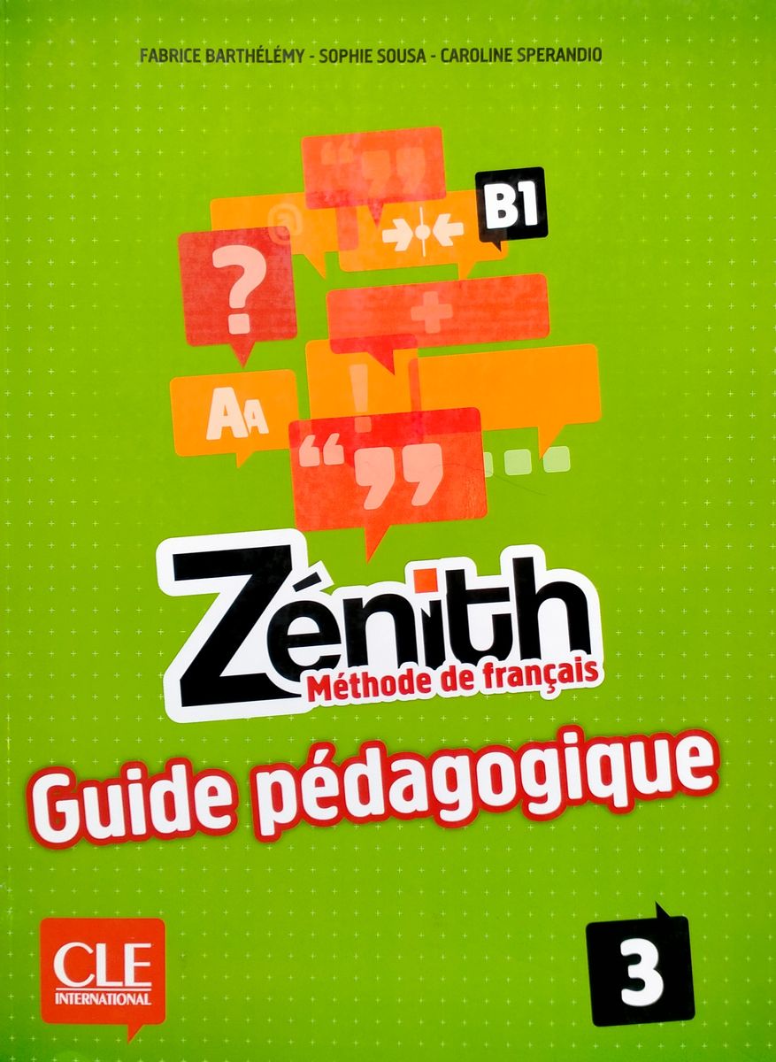 Zenith 3 Guide pedagogique